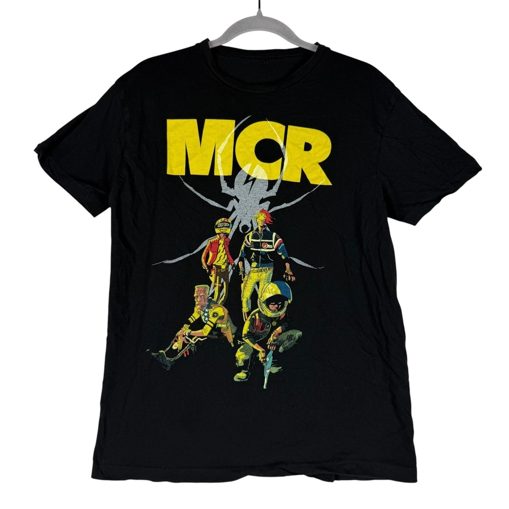 My Chemical Romance MCR Killjoys Spider T Shirt Mens Large Black Danger Days